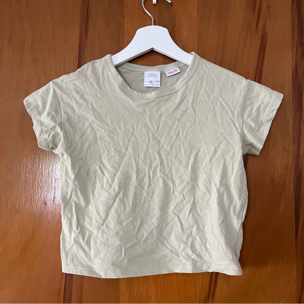 Pale Sage Green Zara Baby Tee